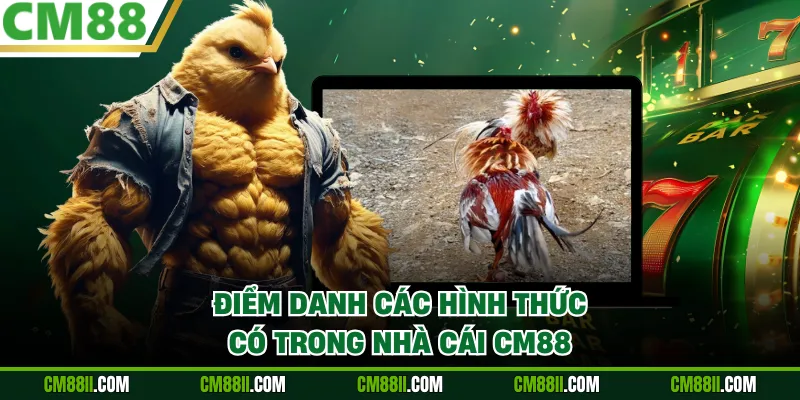 Điểm danh các hình thức có trong nhà cái CM88