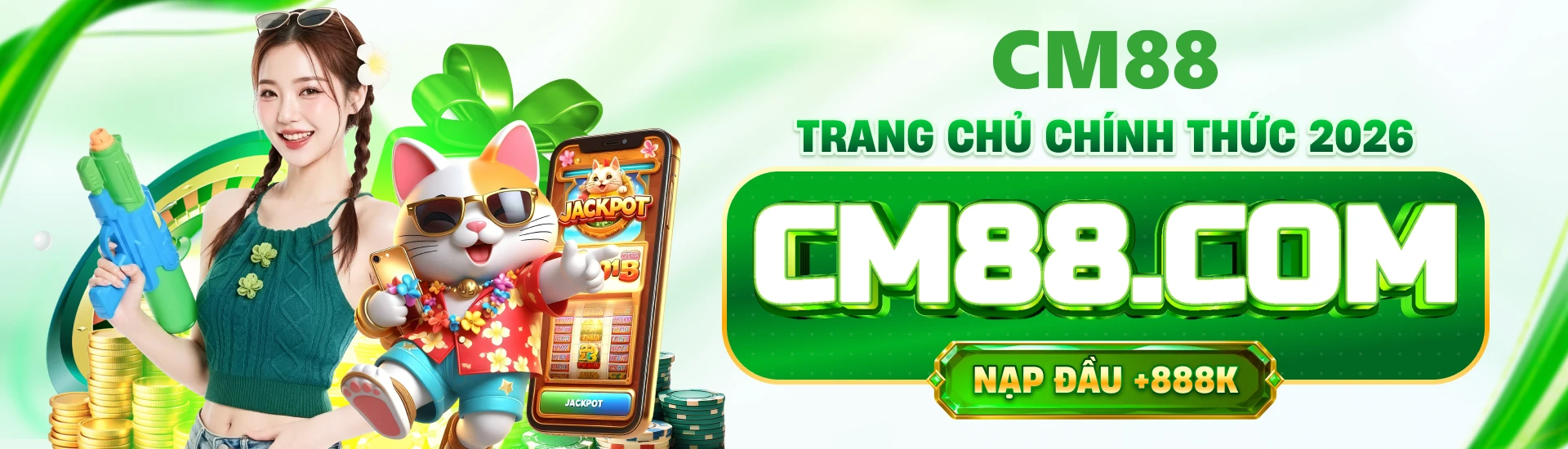 cm88.com nhà cái chính thức uy tín 2026 - banner PC CM88